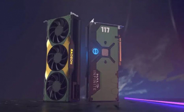 AMD представила Radeon RX 6900 XT Halo Infinite Limited Edition – ограниченную версию своей самой дорогой и самой дефицитной видеокарты